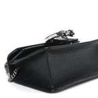 Dollar Calfskin Crystal Mini Dionysus Top Handle Bag Black Crystal