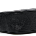 Pebbled Calfskin Mini Soho Disco Bag Black
