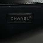 Lambskin Quilted Medium Boy Flap Black