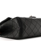 Aged Calfskin Quilted 2.55 Reissue 225 Flap  Black
