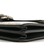 GG Supreme Monogram Medium Dionysus Shoulder Bag Black