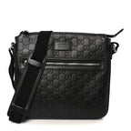 Guccissima Signature Small Messenger Bag Black