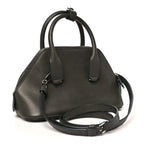 Saddle Calfskin Mini Devon Bag Koala Grey