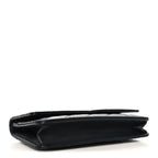 Lambskin Quilted Wallet On Chain WOC Black