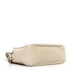Pebbled Calfskin Small Soho Disco Bag Off White