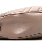 Calfskin Matelasse Mini GG Marmont Chain Shoulder Bag Porcelain Rose