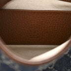New Denim GG Monogram Calfskin Mini Jackie 1961 Hobo Blue Tea Cuir