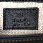 GG Supreme Monogram Horsebit 1955 Soft Small Shoulder Bag Beige Black