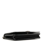 Caviar Quilted Boy Wallet On Chain WOC Black
