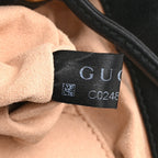 Calfskin Matelasse GG Marmont Flap Backpack Black