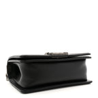 Caviar Quilted Small Boy Flap Black