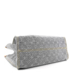 Monogram Denim Onthego MM Washed Grey