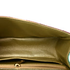 Metallic Goatskin Quilted Mini 2.55 Reissue Flap Multicolor