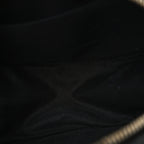 Caviar Quilted Round Filigree Crossbody Black