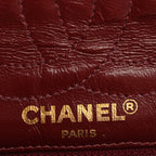 Lambskin Medium Double Flap Black