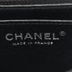 Lambskin Quilted Mini Rectangular Flap Black