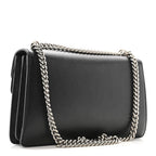 Pebbled Calfskin Small Dionysus Shoulder Bag Black
