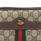 GG Supreme Monogram Ophidia Belted iPhone Case 75 30 Brown