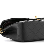 Caviar Quilted Small Double Flap Black