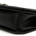 Lambskin Quilted Medium Boy Flap Black
