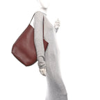 Grained Calfskin Large N/S Park Tote Burnt Wood