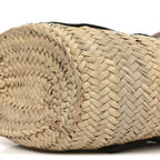 Raffia Small Basket Tote Bag Natural Tan