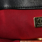 Lambskin Quilted Medium Chanel 19 Flap Black