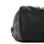 GG Supreme Monogram Medium Carry-On Duffle Bag Black Grey