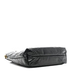 Shiny Calfskin Quilted Mini Chanel 22 Black