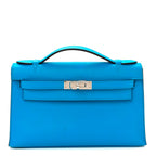 Swift Kelly Pochette Clutch Bleu Frida