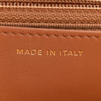 Lambskin Quilted Chanel 19 Wallet On Chain WOC Brown