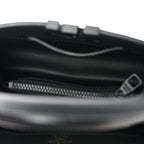 Matte Taurillon Capucines East West Mini All Black