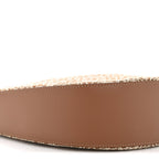 Jacquard Anagram Calfskin Luna Bag Tan Pecan
