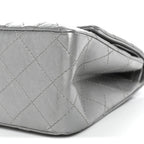 Metallic Aged Calfskin Quilted 2.55 Reissue 226 Flap Silver