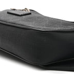 Soft GG Supreme Monogram Web Belt Bag Black Grey