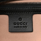 Calfskin Matelasse Small GG Marmont Shoulder Bag Black