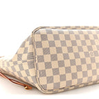 Damier Azur Neo Neverfull MM Rose Ballerine