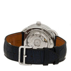 Stainless Steel Alligator 43mm Arceau Grande Lune Automatic Watch Bleu Abysse