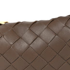 Nappa Intrecciato Mini Jodie Dark Taupe