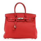 Togo BIRKIN 35 Rouge Pivoine