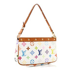 Monogram Multicolor Pochette Accessories White