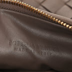 Nappa Intrecciato Mini Jodie Dark Taupe