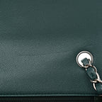 Caviar Quilted Mini Rectangular Flap Dark Turquoise