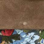 GG Supreme Monogram Blooms Print Embroidered Small Dionysus Shoulder Bag Blue Taupe