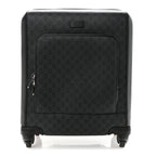 GG Supreme Monogram Gran Turismo Suitcase Black Grey