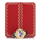 18K Yellow Gold Alligator 38mm Pasha Chronograph Quartz Watch