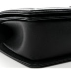 Caviar Quilted Medium Boy Flap Black