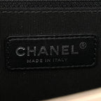 Iridescent Goatskin Quilted New Medium Boy Flap Bronze