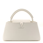 Taurillon Capucines East West MM Optic White