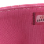 Lambskin Quilted CC Pearl Crush Wallet on Chain WOC Pink